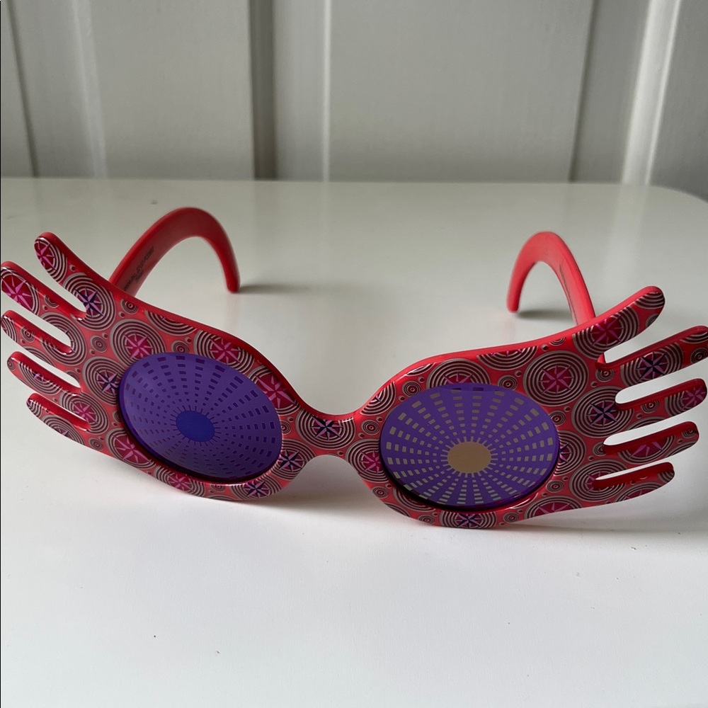 Harry Potter Luna Lovegood Spectra Specs Halloween Costume - Picture 5 of 10